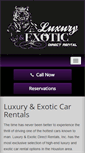 Mobile Screenshot of luxurydirectrentals.com