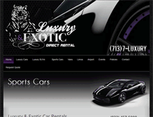 Tablet Screenshot of luxurydirectrentals.com